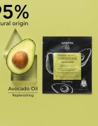 Apivita Express Beauty Moisturizing Tissue Face Mask Avocado mască textilă hidratantă pentru netezirea pielii 10 ml