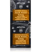 Apivita Express Beauty Nourishing Face Mask Honey masca hranitoare faciale 2x8 ml