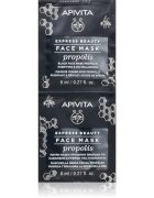 Apivita Express Beauty Purifying Face Mask Propolis Masca neagra de curatare pentru ten gras 2x8 ml