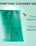 Apivita Just Bee Clear Purifying Cleanser Gel gel de curatare facial impotriva acneei 200 ml