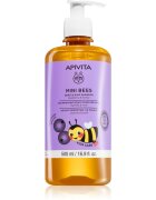 Apivita Mini Bees Gentle Kids Shampoo Blueberry & Honey Sampon pentru par fin pentru copii 500 ml