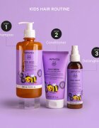 Apivita Mini Bees Gentle Kids Shampoo Blueberry & Honey Sampon pentru par fin pentru copii 500 ml