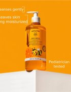 Apivita Mini Bees Gentle Kids Shower Gel Orange&Honey gel de dus pentru corp si par pentru copii 500 ml