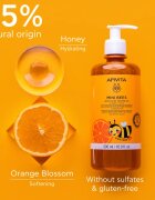 Apivita Mini Bees Gentle Kids Shower Gel Orange&Honey gel de dus pentru corp si par pentru copii 500 ml