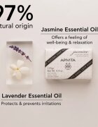 Apivita Natural Soap Jasmine săpun solid pentru curățare 125 g