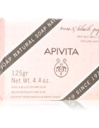 Apivita Natural Soap Rose & Black Pepper săpun solid pentru curățare 125 g