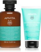 Apivita Oily Roots & Dry Ends set pentru scalp gras și vârfuri uscate