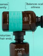 Apivita Oily Roots & Dry Ends Shampoo Sampon pentru scalp gras si fire de par cu terminatii uscate 250 ml