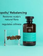 Apivita Oily Roots & Dry Ends Shampoo Sampon pentru scalp gras si fire de par cu terminatii uscate 250 ml