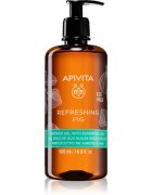 Apivita Refreshing Fig Shower Gel gel de dus revigorant cu uleiuri esentiale 500 ml