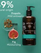 Apivita Refreshing Fig Shower Gel gel de dus revigorant cu uleiuri esentiale 500 ml