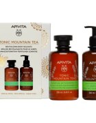 Apivita Tonic Mountain Tea Shower Gel & Body Milk Set set cadou pentru luminozitate si hidratare