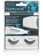 Ardell Natural Pentru fixarea genelor cu lipici 101 Demi Black 4 buc