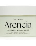 Arencia Fresh Cloud Geranium & Primrose crema delicata pentru exfoliere pentru corp si par 260 g
