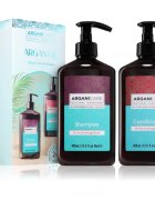 Arganicare Argan Oil Set set cadou pentru păr uscat și deteriorat 1 buc