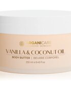 Arganicare Body Butter Vanilla & Coconut Oil unt pentru corp cu ulei de cocos 250 ml