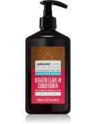 Arganicare Keratin Leave-In Conditioner balsam (nu necesita clatire) pentru păr creț 400 ml