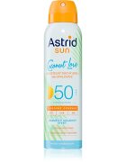 Astrid Sun Coconut Love spray pentru plaja invizibil si racoritor SPF 50 cu o protectie UV ridicata 150 ml