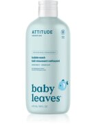 Attitude Baby Leaves Bubble Wash spuma de baie pentru nou-nascuti si copii 473 ml
