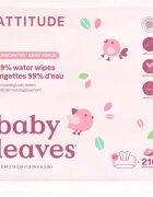 Attitude Baby Leaves Water Wipes Șervețele umede fara parfum 3x72 buc