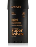 Attitude Super Leaves Men Deodorant deodorant fără aluminiu pentru bărbați Patchouli & Bourbon 75 g
