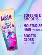 Aussie Oh My Gloss Hydrating Conditioner balsam hidratant cu efect de iluminare 200 ml