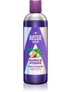 Aussie SOS Blonde & Hydrate sampon tonifiant cu violete pentru par blond 300 ml