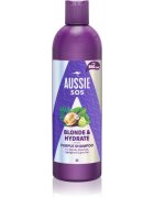 Aussie SOS Blonde & Hydrate sampon tonifiant cu violete pentru par blond 500 ml