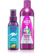 Aussie SOS Hair Rescue & Repair & Revive set pantru par uscat si deteriorat