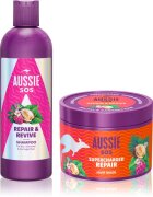 Aussie SOS Repair Revive & Repeat set cadou pentru par si scalp deteriorat