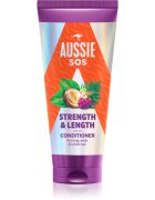 Aussie SOS Strength & Length balsam pentru indreptare pentru păr lung 200 ml