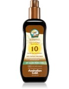 Australian Gold Spray Gel Sunscreen With Instant Bronzer spray protector pentru plajă cu efect autobronzant SPF 10 237 ml