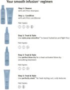 Aveda Smooth Infusion™ Perfectly Sleek™ Heat Styling Cream crema termo-protectoare pentru netezirea parului indisciplinat anti-electrizare 40 ml