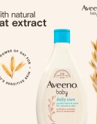 Aveeno Baby Daily Care gel de duș pentru corp și păr pentru nou-nascuti si copii 250 ml