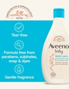 Aveeno Baby Daily Care gel de duș pentru corp și păr pentru nou-nascuti si copii 250 ml