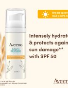 Aveeno Calm + Restore lotiune hidratanta SPF 50 50 ml