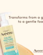 Aveeno Calm + Restore spuma de curatat faciale 200 ml