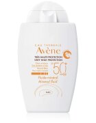 Avène Sun Mineral Fluid fluid protector fără filtre chimice SPF 50+ 40 ml