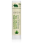 Avon Cannabis Sativa Oil Nourish & Calm balsam de buze cu ulei de canepa 45 g