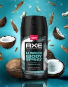 Axe ​Coconut & Sandalwood spray pentru corp pentru partile intime 100 ml
