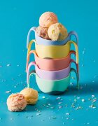 B.Box 3 in 1 Bowl & Straw castron cu pai Bubblegum 250 ml