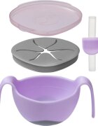 B.Box 3 in 1 Bowl & Straw castron cu pai Strawberry 250 ml
