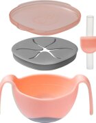 B.Box 3 in 1 Bowl & Straw castron cu pai Tutti Fruitti 250 ml