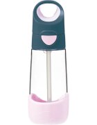 B.Box Bottle with Straw biberon cu pai Indigo Pink 1 buc