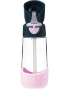 B.Box Bottle with Straw biberon cu pai Indigo Pink 1 buc