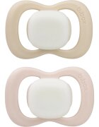 B.Box Glow 0-6m suzetă Blush/Latte 2 buc