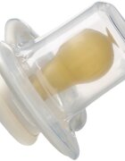 B.Box Natural Rubber 0-6m suzetă Vanilla/Latte 2 buc