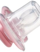 B.Box Silicone 0-6m suzetă Berry/Blush 2 buc