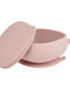 B.Box Silicone Bowl bol din silicon cu capac Pink 300 ml
