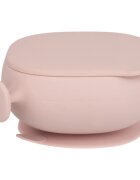 B.Box Silicone Bowl bol din silicon cu capac Pink 300 ml